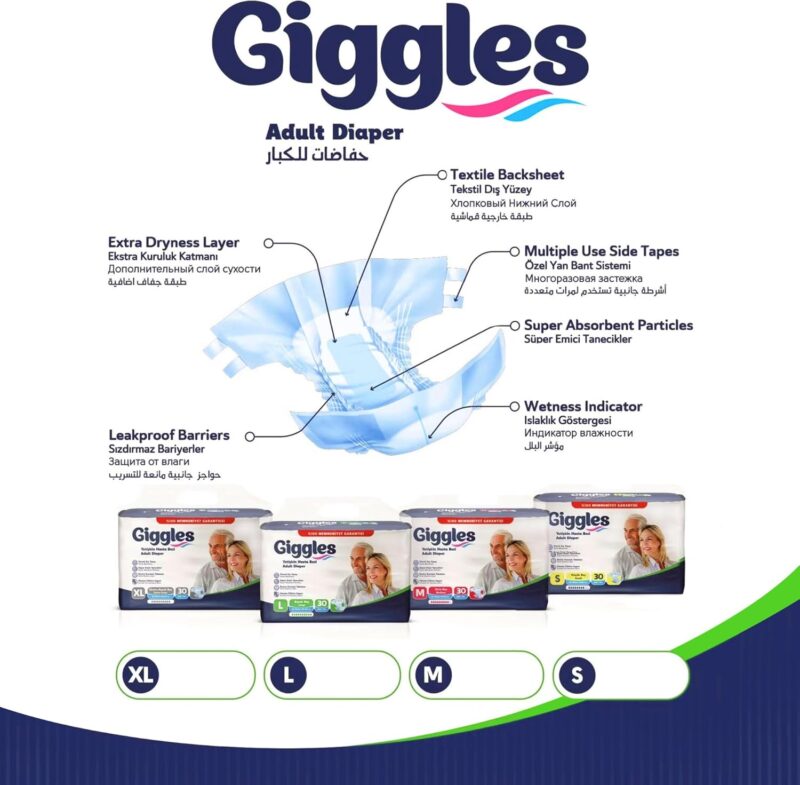 Giggles adult diaper