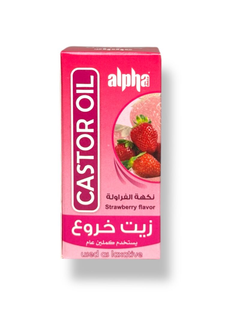 Castor Oil Strawberry Flavored