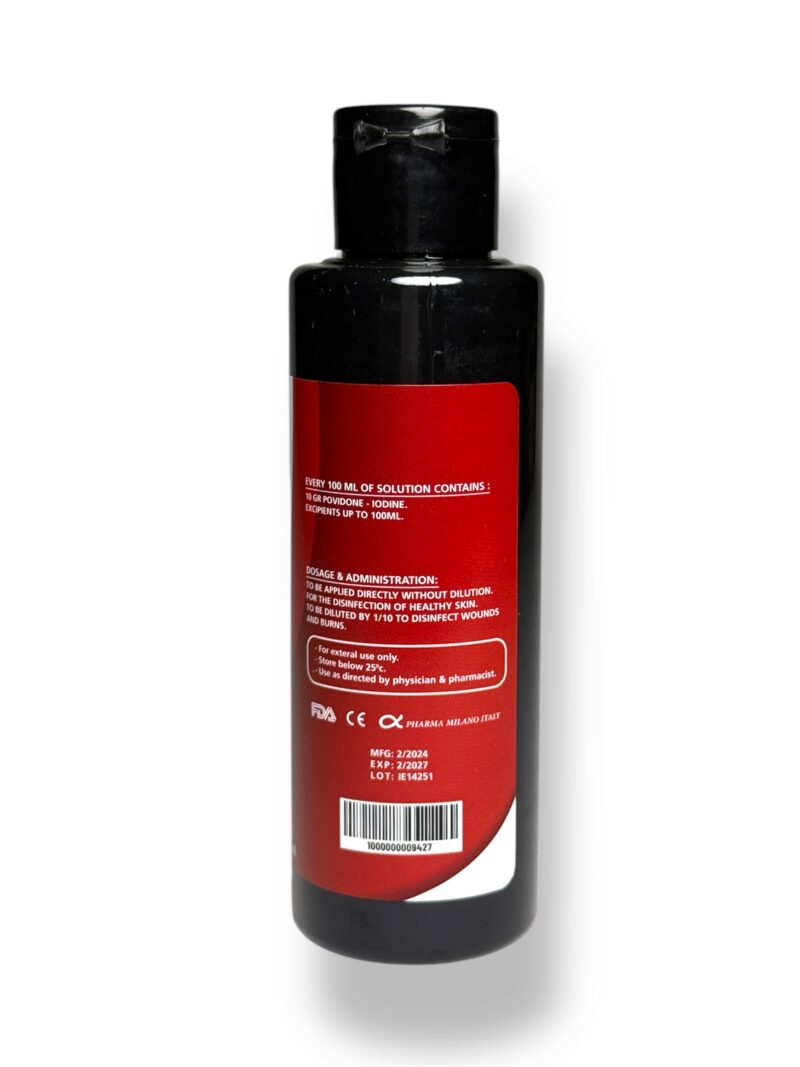 Iodine 10 % w/v Iodpphor povidone 120 mL