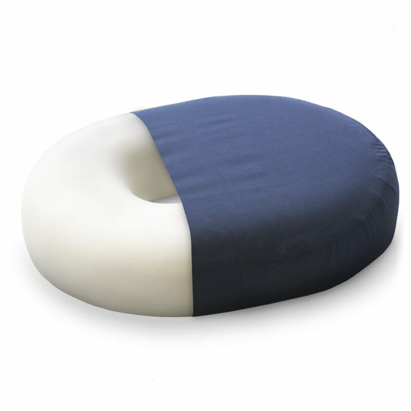 Donut-shaped seat cushion